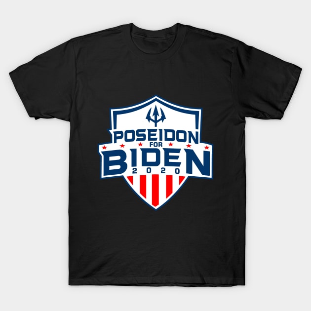 Poseidon for Biden - anti trump- trump boat sank T-Shirt by enigmatyc